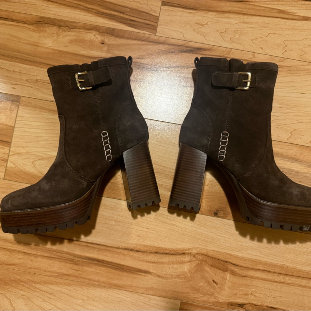 Steve Madden Dark Brown Heeled Boots